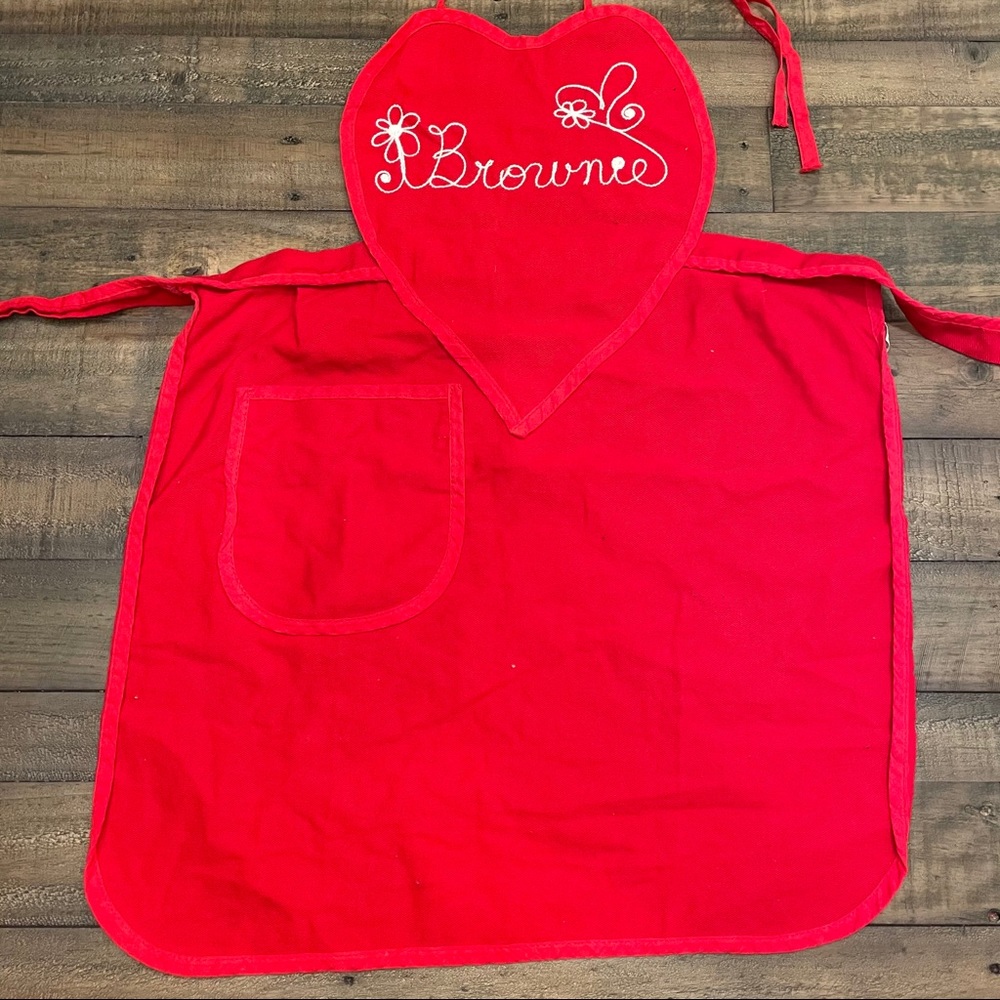 ❤️ Custom | Red “Brownie” Apron!!